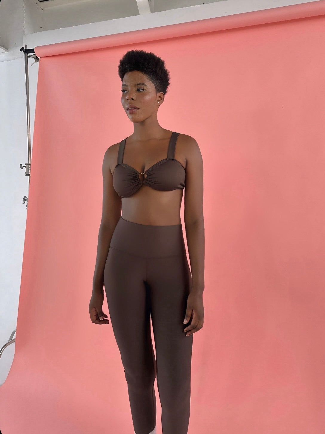 Top Heart Matte Brown