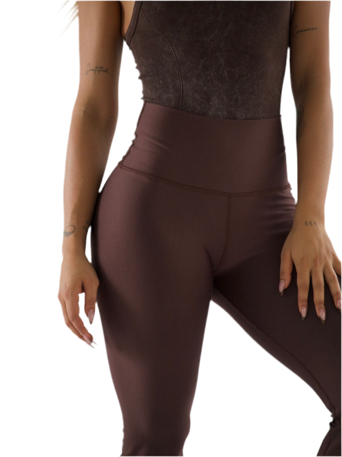 Leggings Flare Brown