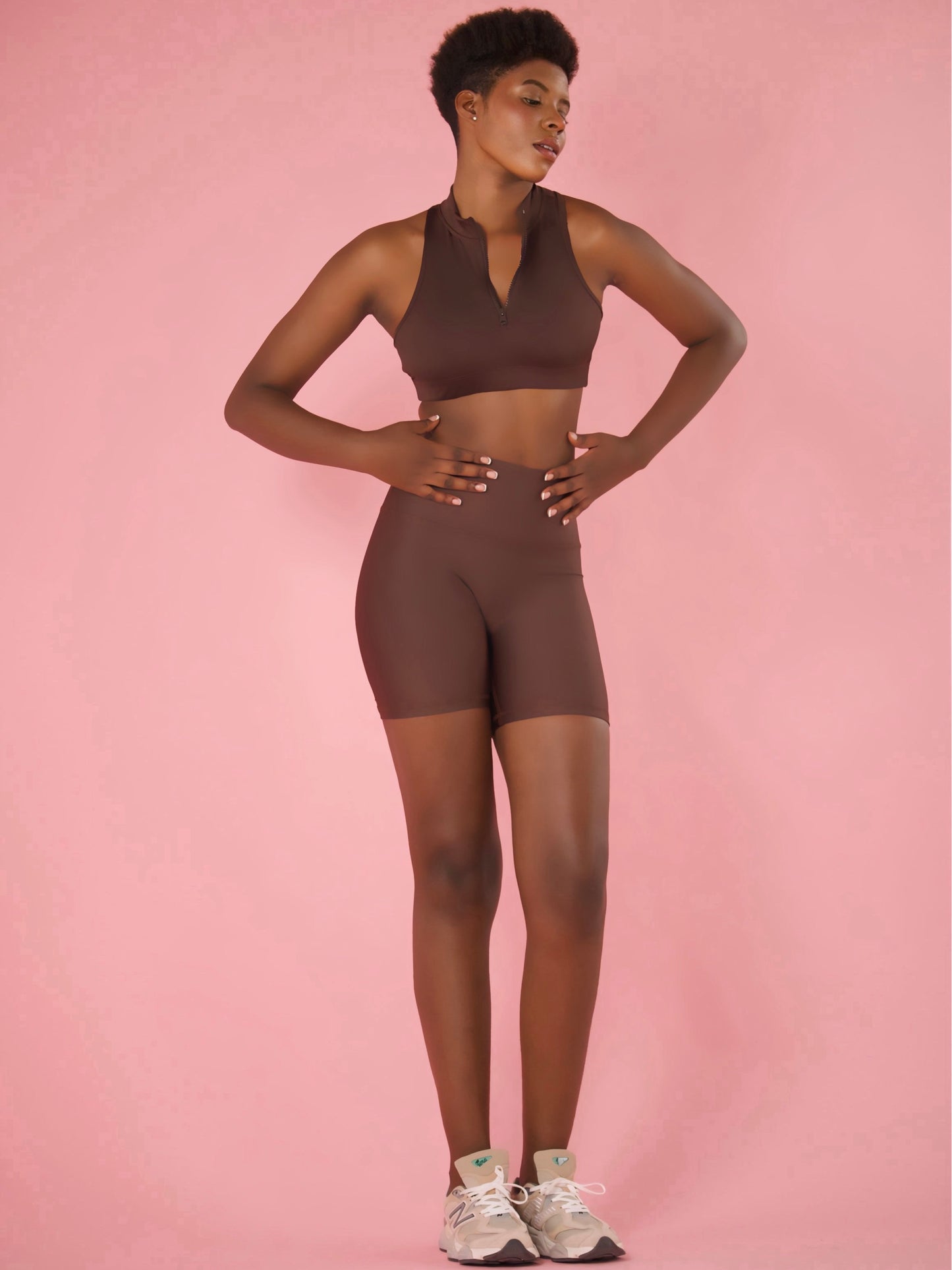 Short Camel Free Matte Brown