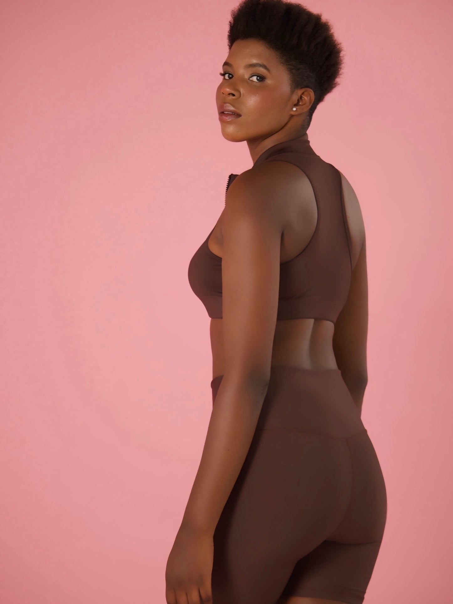 Short Camel Free Matte Brown