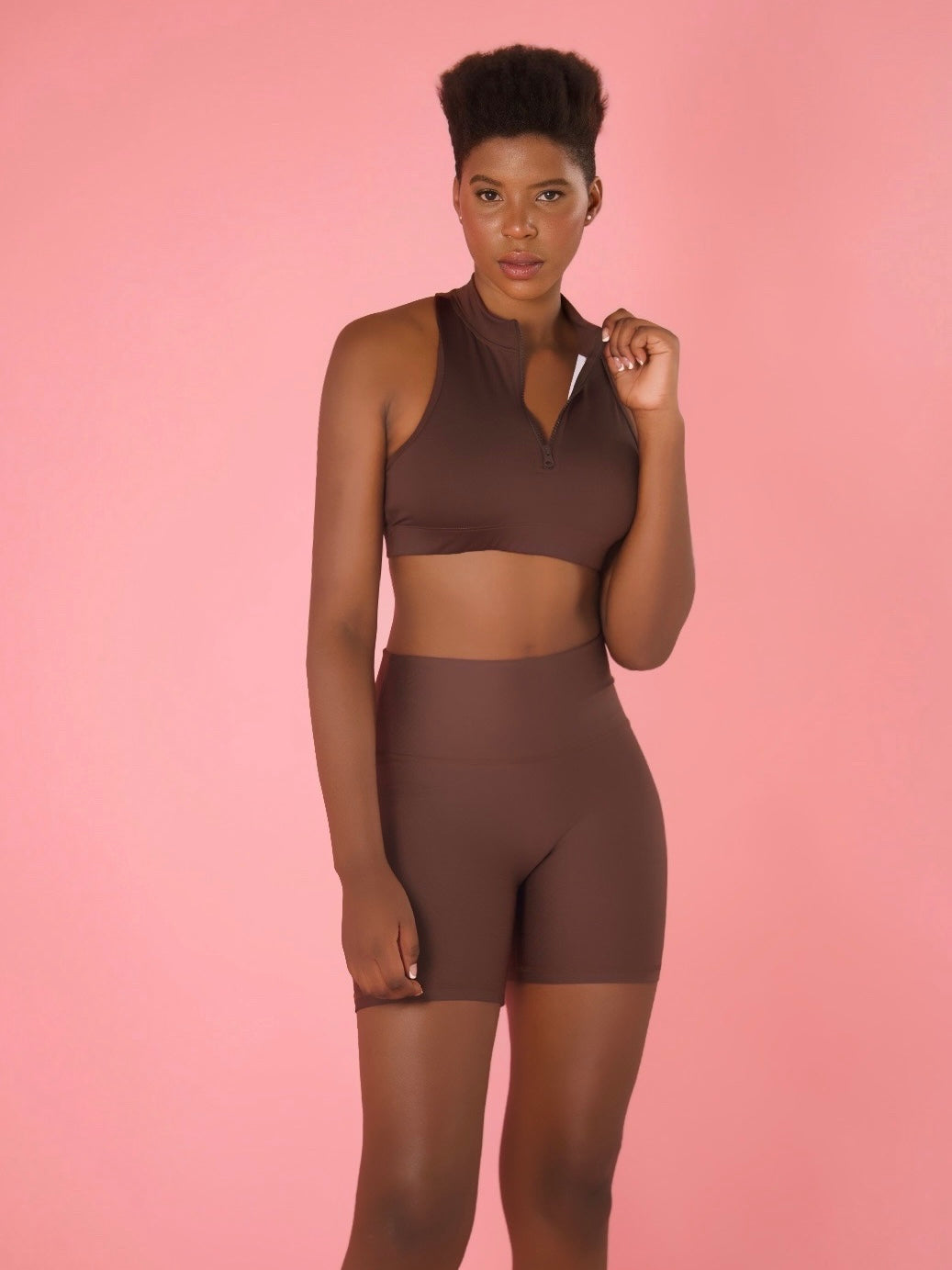 Short Camel Free Matte Brown