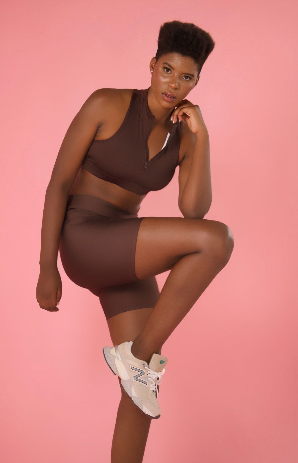 Short Camel Free Matte Brown