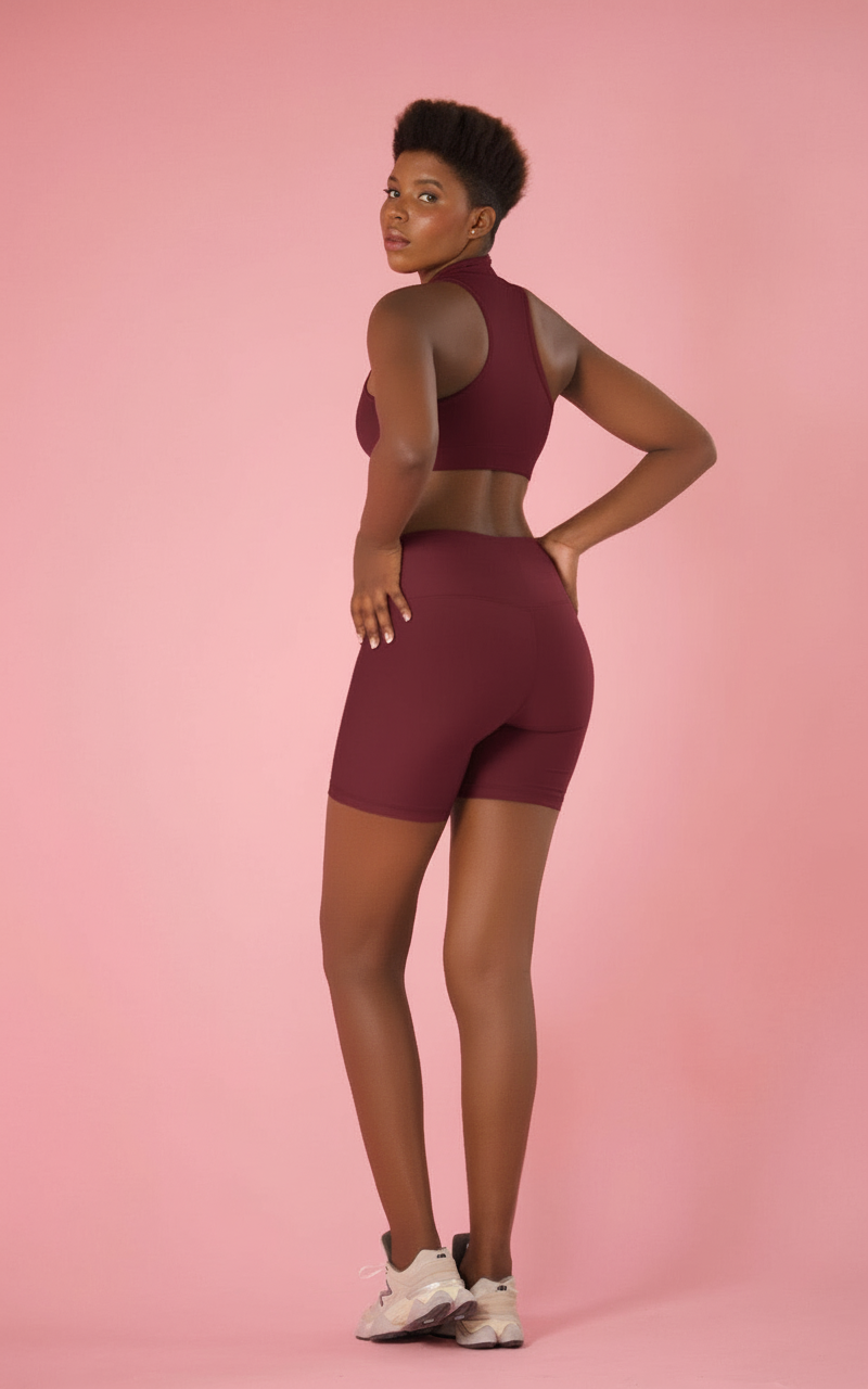 Short Camel Free Burgundy