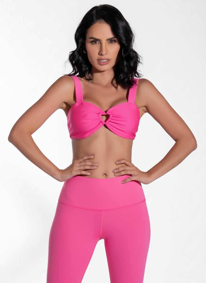 Leggings Matte Hot Pink
