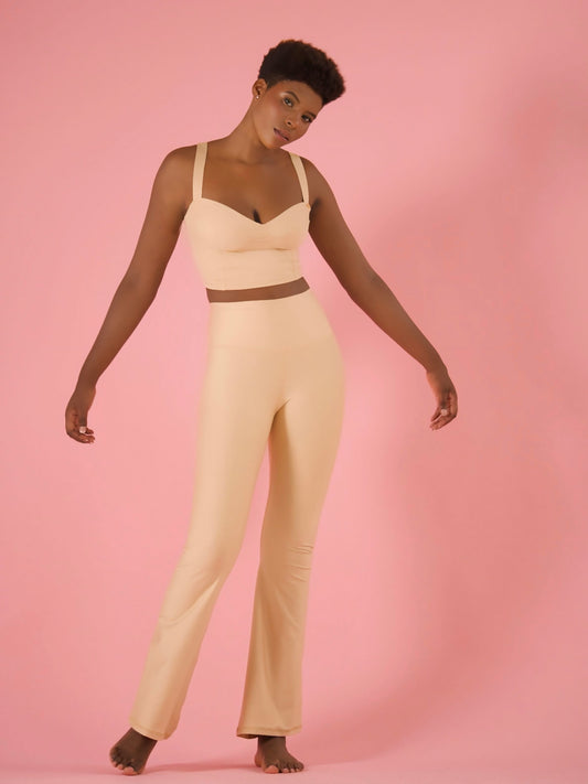 Leggings Flare Nude