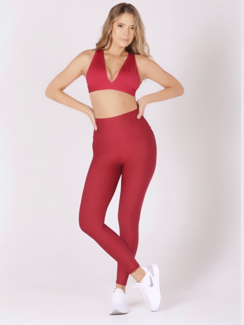 Leggings Matte Burgundy