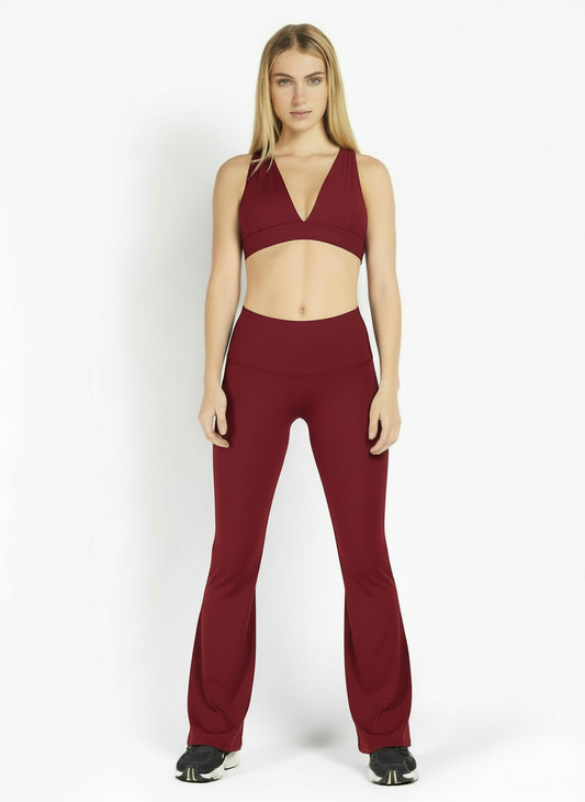 Leggings Flare Burgundy