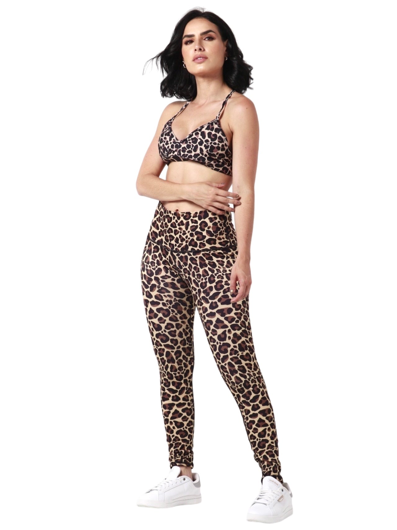 Leggings Leopard Brown