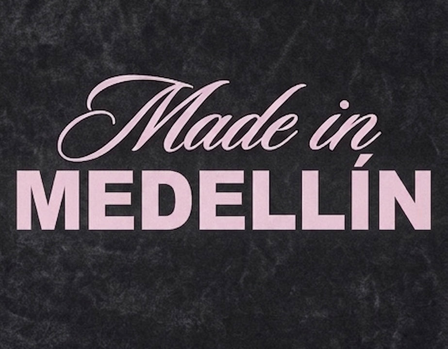 Made in Medellín Black T-Shirt  (Algodón)