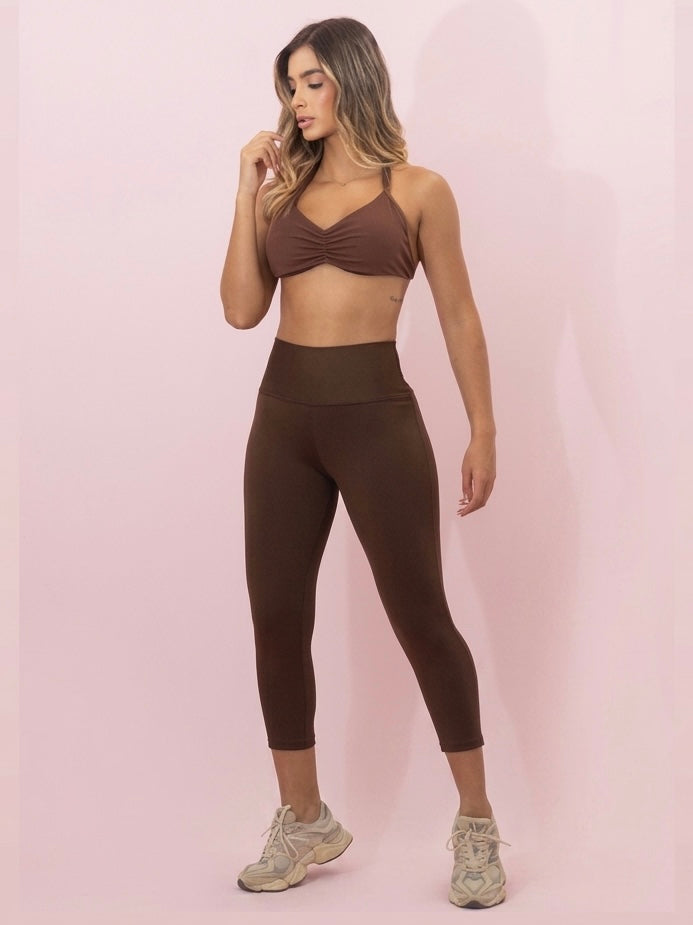 3/4 Leggings Brown
