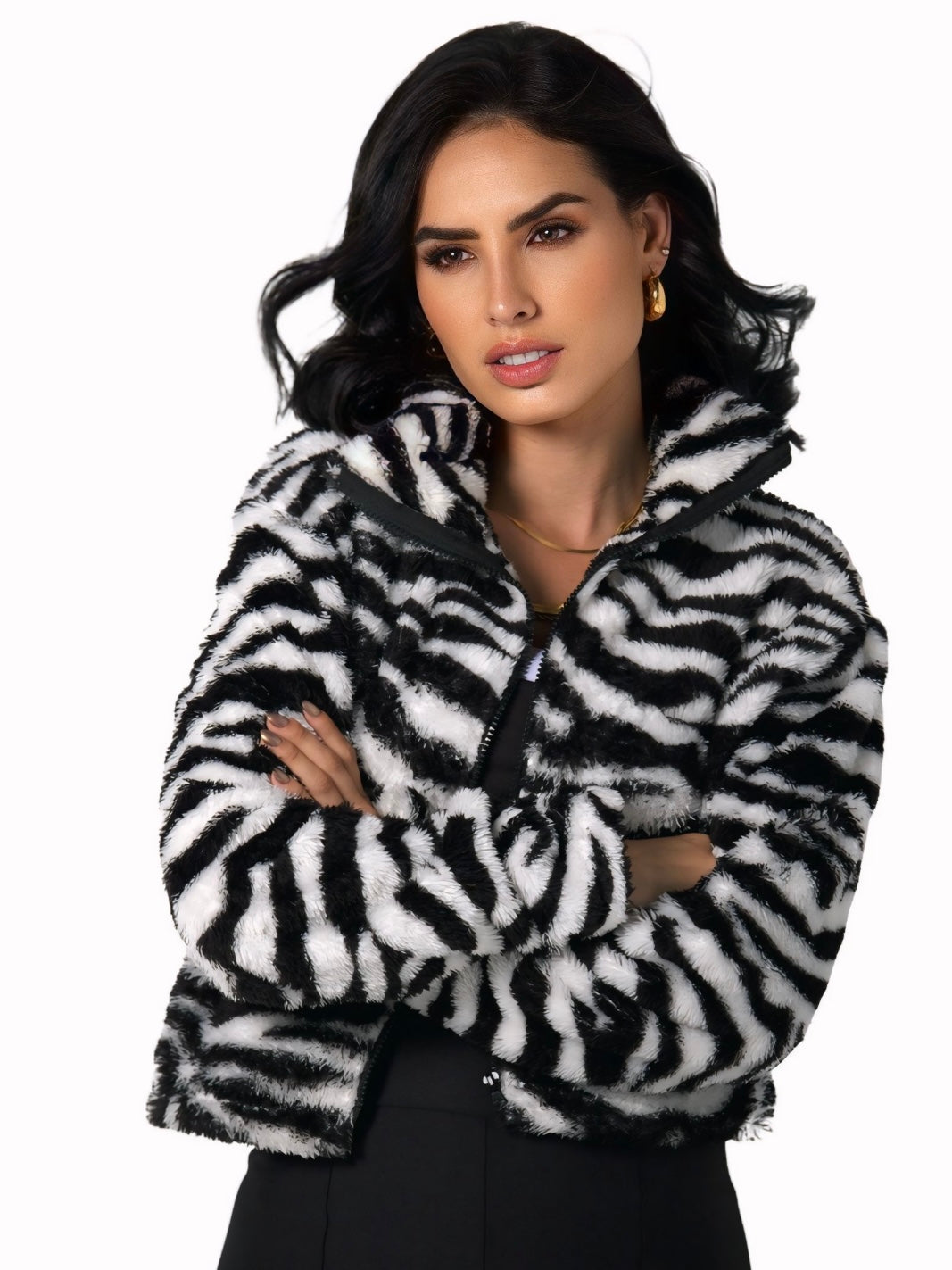 Jacket Zebra White