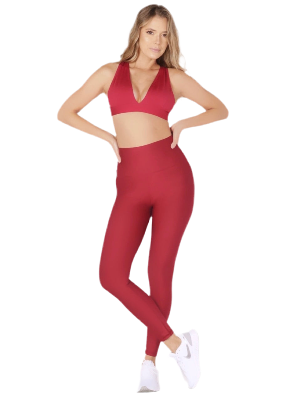 Leggings Matte Burgundy