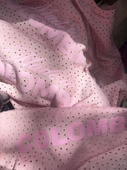Made in Colombia Pink (Ojalillo Licrado)