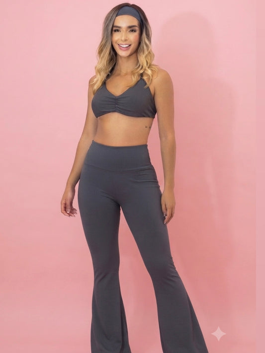 Leggings Flare Dark Grey