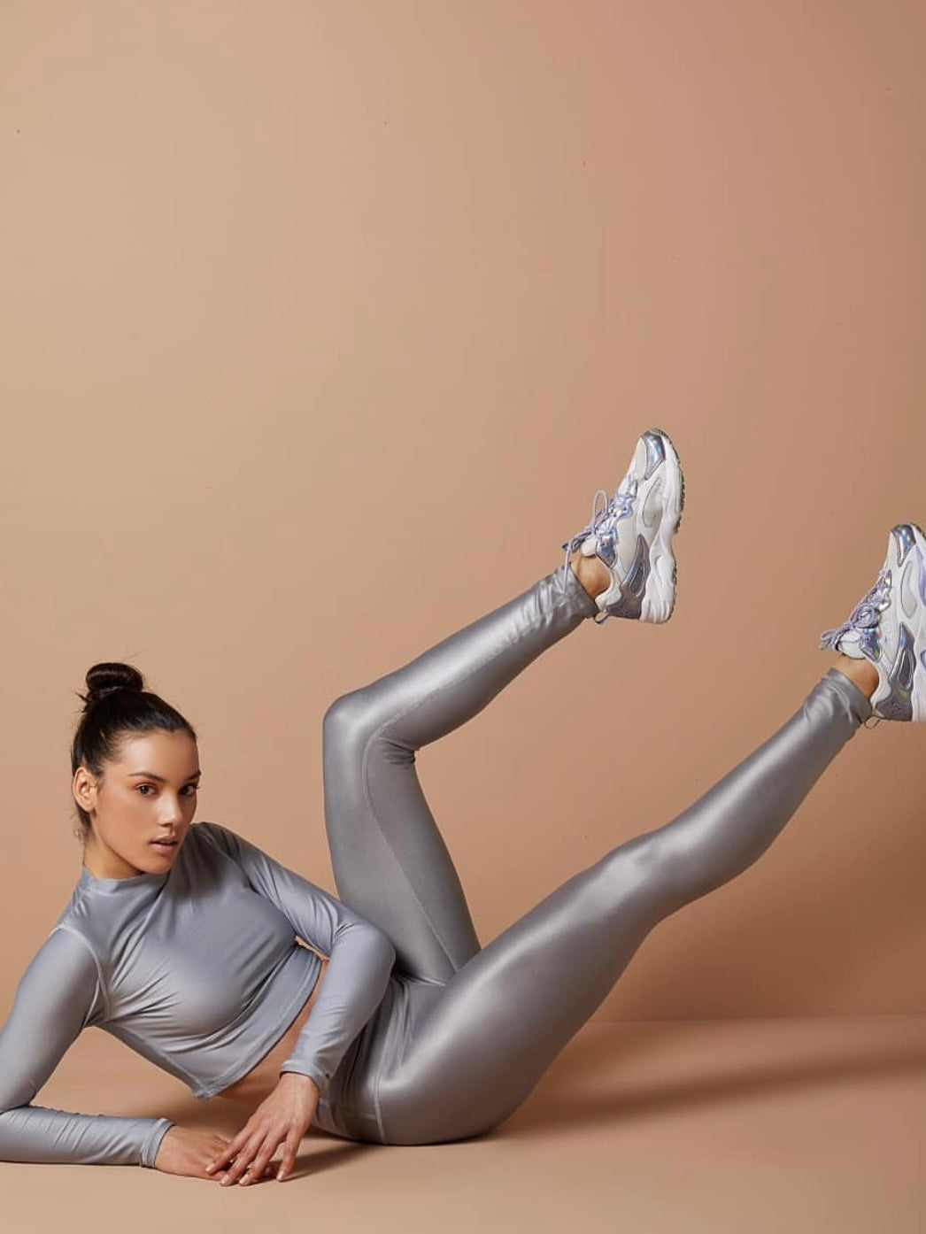 Leggings Shimmer Silver