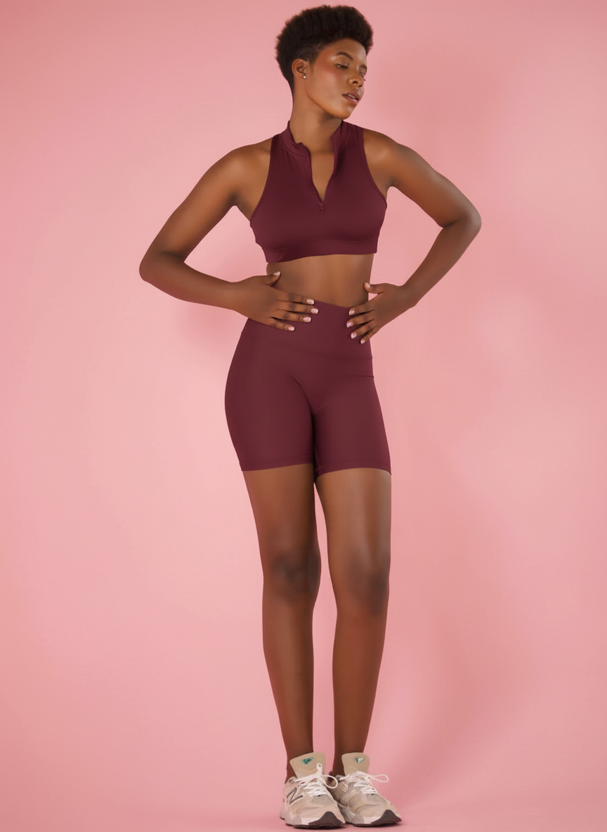 Short Camel Free Burgundy