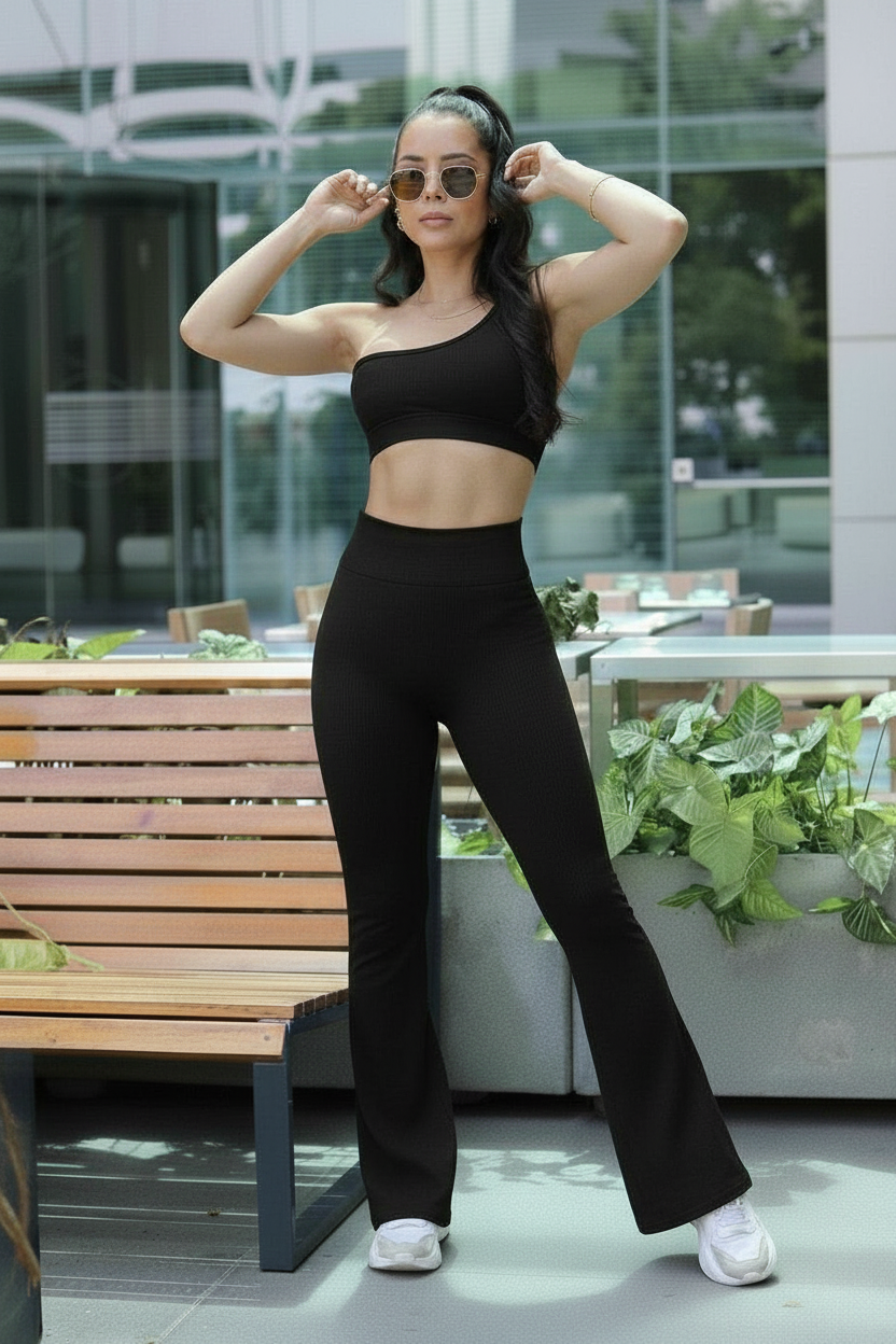 Leggings Flare Black