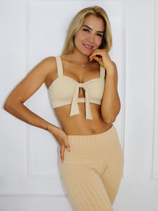 Top Moño Matte Nude